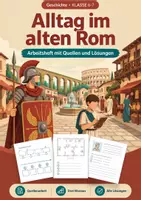 Vorschau - Arbeitsblätter - Alltag im alten Rom Klasse 6-7 Arbeitsheft - Deckblatt