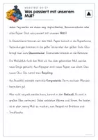 Vorschau - Arbeitsblätter - Sachtext Müll - Leseverstehen 3-fach differenziert - Seite 2