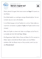 Vorschau - Arbeitsblätter - Sachtext Regen - Leseverstehen 3-fach differenziert - Seite 2