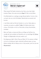 Vorschau - Arbeitsblätter - Sachtext Regen - Leseverstehen 3-fach differenziert - Seite 3