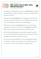 Vorschau - Arbeitsblätter - Sachtext "Wäsche waschen früher" - Leseverstehen 3-fach differenziert - Seite 3