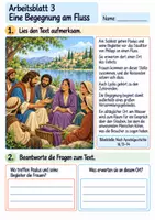 Vorschau - Arbeitsblätter - Lydia öffnet ihr Haus | Religion Klasse 4 Arbeitsblätter | Evangelische Religionslehre | 10 Arbeitsblätter als PDF - Seite 3