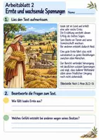 Vorschau - Arbeitsblätter - Isaak findet Frieden am Brunnen | Religion Klasse 4 Arbeitsblätter | Evangelische Religionslehre | 10 Arbeitsblätter als PDF - Seite 2