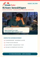 Vorschau - Arbeitsblätter - Umgang mit Krisen - Jugendliche in Krisenzeiten - Deckblatt