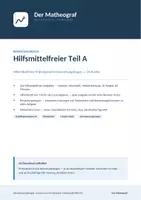 Vorschau - Klassenarbeiten - Qualifikationsphase LK - Hilfsmittelfreier Teil A - Prüfungsteil A - Der Matheograf - Deckblatt