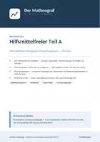 Vorschau - Klassenarbeiten - Qualifikationsphase LK - Hilfsmittelfreier Teil A - Prüfungsteil A - Der Matheograf - Seite 1