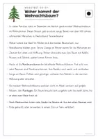 Vorschau - Arbeitsblätter - Sachtext Weihnachtsbaum - Leseverstehen 3-fach differenziert - Seite 3