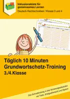 Vorschau - Arbeitsblätter - Täglich 10 Minuten Grundwortschatz-Training: 3./4. Klasse (Schreibtraining zu allen Wörtern des GW – mit Erfolgsübersicht und Diplom) - Deckblatt