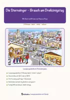 Vorschau - Mal- und Bastelvorlagen - Die Sternsinger – Brauch am Dreikönigstag – Lesespurgeschichte mit Rätselaufgaben (Klasse 3) - Seite 1