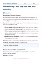 Voorbeeld - ☀️ Ochtendkring – mijn dag, mijn plek, mijn stemming - Voorblad