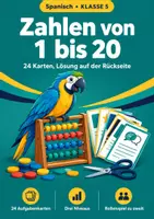 Vorschau - Test - Zahlen von 1 bis 20, Aufgabenkarten, Klasse 5 - Deckblatt