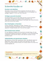 Vorschau - Mal- und Bastelvorlagen - Herbst-Kunst – 8 Kreativprojekte - Seite 3
