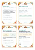 Vorschau - Aufgabenkarten - Herbst-Detektive – 4 Aufgabenkarten | Freebie - Seite 2