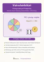 Vorschau - Arbeitsblätter - Wahrscheinlichkeit – Prüfungstraining Mathematik (Klasse 8) - Deckblatt
