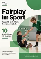 Vorschau - Stationenlernen - FAIRPLAY IM SPORT | KLASSE 5/6 - Arbeitsmaterial für Inaktive - Deckblatt