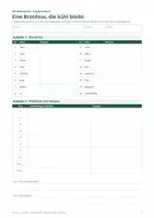Vorschau - Arbeitsblätter - Klassenarbeit Deutsch Klasse 7: Wortarten, Tempus, Aktiv und Passiv – „Eine Brotdose, die kühl bleibt“ mit Erwartungshorizont - Seite 3