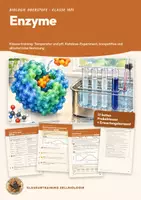 Vorschau - Arbeitsblätter - Zellbiologie Klausur Biologie Oberstufe Klasse 10 11 | Bundle 6 Hefte 94 Seiten mit Erwartungshorizont | Zelle, Biomembran, Osmose, Enzyme, Mitose, Abschlussklausur | Klausurtraining Zellbiologie - Seite 1