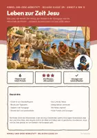 Vorschau - Arbeitsblätter - Leben zur Zeit Jesu Religion Klasse 3/4 | Arbeitsblätter 16 Seiten mit Lösungen | Land, Berufe, Synagoge, Römer, Check-in und Exit-Tickets | Himmel-und-Erde-Werkstatt 6 - Seite 1