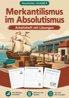 Vorschau - Arbeitsblätter - Merkantilismus, Arbeitsheft, Klasse 8 - Deckblatt