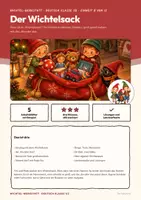 Vorschau - Arbeitsblätter - Nomen und Artikel Deutsch Klasse 1/2 | Arbeitsblätter 13 Seiten mit Lösungen | der die das, Einzahl Mehrzahl, Weihnachten | Wichtel-Werkstatt 8 - Seite 1
