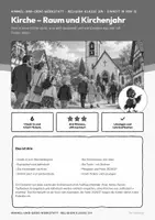 Vorschau - Arbeitsblätter - Jesus und die Kirche Religion Klasse 3/4 Paket | 5 Einheiten, 80 Seiten mit Lösungen | Leben zur Zeit Jesu, Zachäus und Bartimäus, Gleichnisse, Ostern, Kirche und Kirchenjahr | Himmel-und-Erde-Werkstatt Paket B - Seite 1