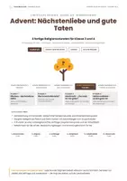 Vorschau - Unterrichtsreihen - Religion Advent: Nächstenliebe Klasse 3/4 - Seite 1