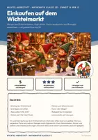 Vorschau - Arbeitsblätter - Rechnen mit Geld Mathe Klasse 1/2 | Arbeitsblätter 13 Seiten mit Lösungen | Euro bis 20, Rückgeld, Weihnachtsmarkt | Wichtel-Werkstatt 14 - Seite 1