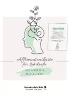 Vorschau - Poster - Gelassen und motiviert - Affirmation für Lehrkräfte - Deckblatt
