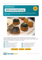 Vorschau - Stundenentwürfe - Wärmeausdehnung Mystery Klasse 5 6 - Deckblatt