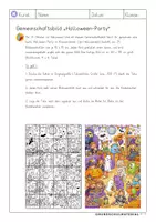 Vorschau - Arbeitsblätter - Gemeinschaftsbilder Herbst & Halloween - Seite 1