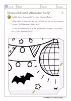 Vorschau - Arbeitsblätter - Gemeinschaftsbilder Herbst & Halloween - Seite 3