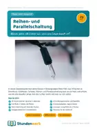 Vorschau - Stundenentwürfe - Parallelschaltung Mystery Klasse 7 8 - Deckblatt