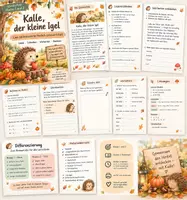 Vorschau - Arbeitsblätter - differenzierte Herbstlernwerkstatt für Klasse 1 und 2 - Deckblatt
