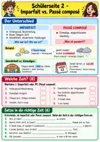 Vorschau - Arbeitsblätter - Französisch Klasse 8 Vertretungsstunde - Imparfait vs Passé composé - Seite 2