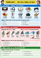 Vorschau - Arbeitsblätter - Französisch Klasse 8 Vertretungsstunde - Loisirs, Pronomen und Weekend - Seite 1