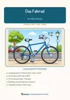 Vorschau - Arbeitsblätter - Das Fahrrad – Lesespurgeschichte mit Rätselaufgaben (Klasse 4) - Seite 1