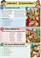 Vorschau - Arbeitsblätter - Latein Klasse 6 Vertretungsstunde - Familia Romana, Villa und Dei - Seite 3