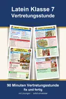 Vorschau - Arbeitsblätter - Latein Klasse 7 Vertretungsstunde - AcI Einführung und Rom antik - Deckblatt