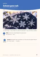 Vorschau - Arbeitsblätter - Schneeflocken Sachunterricht Klasse 3/4 | Arbeitsblätter 14 Seiten mit Lösungen | Schneekristalle, Sechserreihe, Papierschneeflocke | Winter erforschen Teil 2 - Seite 3