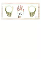 Vista previa - Tarjetas / Manipulativos - Números vecinos 11-20 (cuerpo humano) - página 3