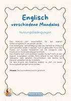 Vorschau - Mal- und Bastelvorlagen - Deckblatt für Mappen und Mandalas - verschiedene Fächer | Deckblattpaket - Seite 2