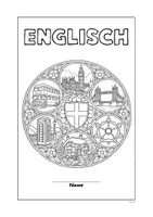Vorschau - Mal- und Bastelvorlagen - Deckblatt für Mappen und Mandalas - verschiedene Fächer | Deckblattpaket - Seite 3