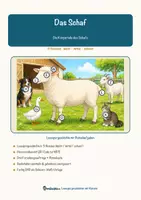 Vorschau - Arbeitsblätter - Das Schaf – Lesespurgeschichte mit Rätselaufgaben (Klasse 5) - Seite 1