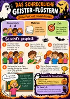 Vorschau - Arbeitsblätter - Halloween Spiele Grundschule & Sekundarstufe 🎃 | 3 Gruselspiele, 3 Stopptanz-Songs & Spielkarten Klasse 3–8 - Seite 2