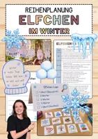 Vorschau - Unterrichtsreihen - Materialpaket: Elfchen im Winter – Unterrichtsreihe, UB-Stunde und Material - Deckblatt