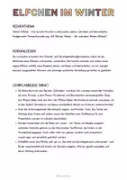 Vorschau - Unterrichtsreihen - Materialpaket: Elfchen im Winter – Unterrichtsreihe, UB-Stunde und Material - Seite 1