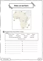 Vorschau - Arbeitsblätter - Materialpaket - Reise durch Afrika - Seite 1