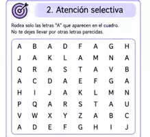 Vista previa - Hojas de trabajo - Ficha para trabajar la atención y la concentración - página 2