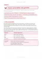 Vorschau - Arbeitsblätter - Klasse 6 · Deutsch · Nacherzählen im Präteritum, Schreiben von Fabeln, Fabelwerkstatt - Seite 2