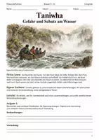 Vorschau - Arbeitsblätter - Taniwha Arbeitsheft Klasse 9-10 Gefahr und Schutz - Deckblatt